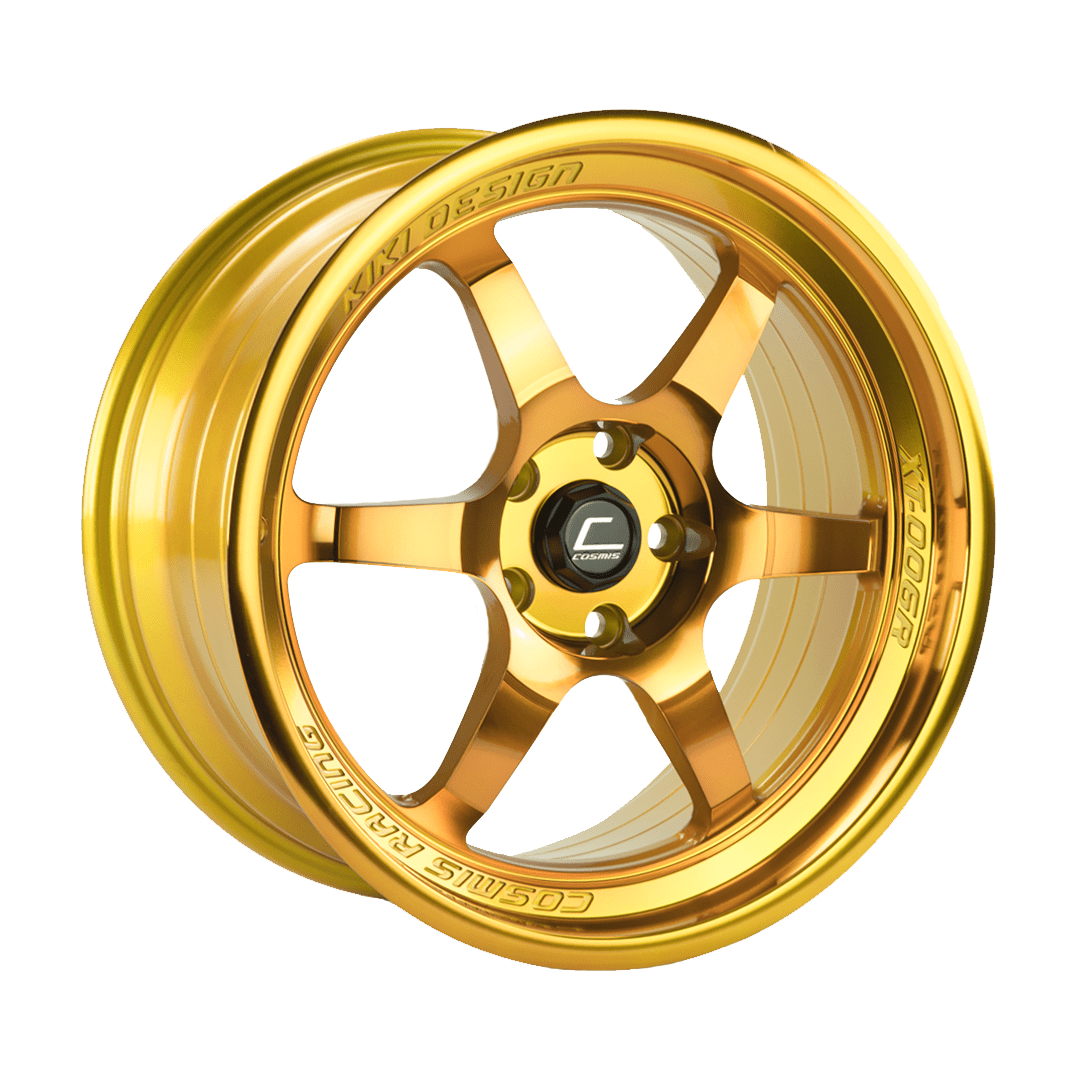 006-Hyper-Gold-18x9-1.png Cosmis XT-006R 18x9 ET30 5x114.3 Hyper Gold - Image 1