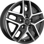 MSW 40 VAN 16x6.5 ET60 5x120 GLOSS BLACK FULL POLISHED