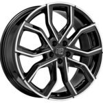 MSW 41 19x7.5 ET48 5x112 GLOSS BLACK FULL POLISHED