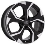 MSW 43 18x7.5 ET48 5x112 GLOSS BLACK FULL POLISHED