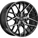 MSW 74 20x8.5 ET45 5x112 GLOSS BLACK FULL POLISHED