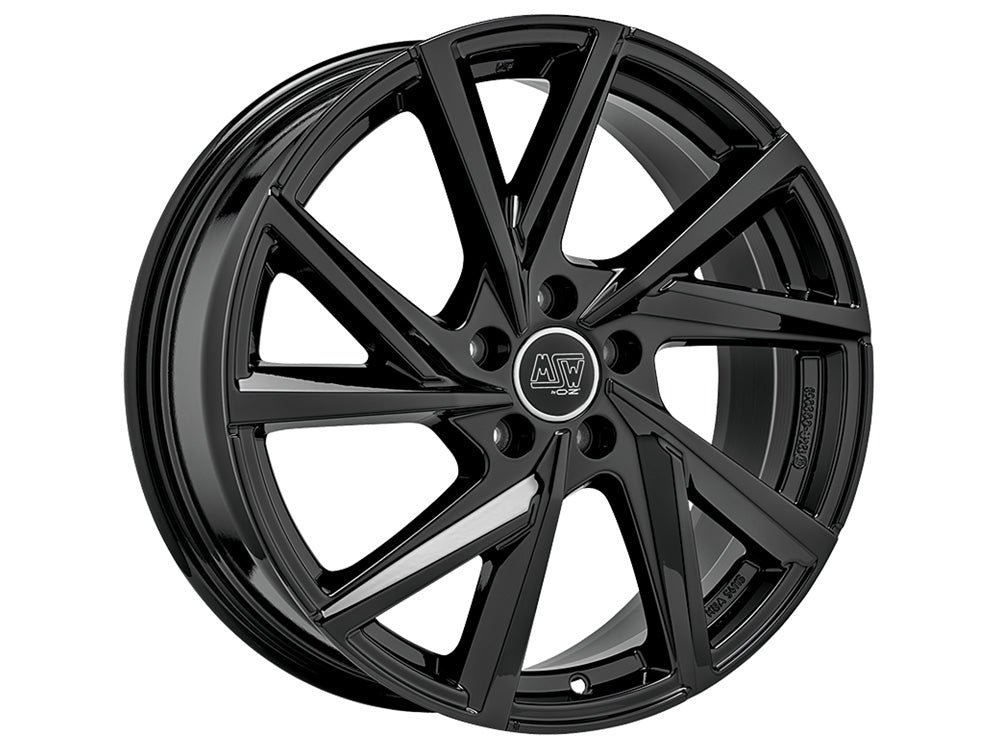 02_MSW_80-5_GlossBlack_351294f6-af0c-4405-bef3-d9a1cf81e049.jpg MSW 80-5 18x8 ET40 5x112 GLOSS BLACK - Image 1