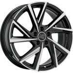 MSW 80-5 18x7.5 ET44 5x112 GLOSS BLACK FULL POLISHED