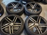 20" NEW RIVIERA TWIST ALLOY WHEELS  - VOLKSWAGEN T5 - DIAMOND CUT / BLACK FINISH