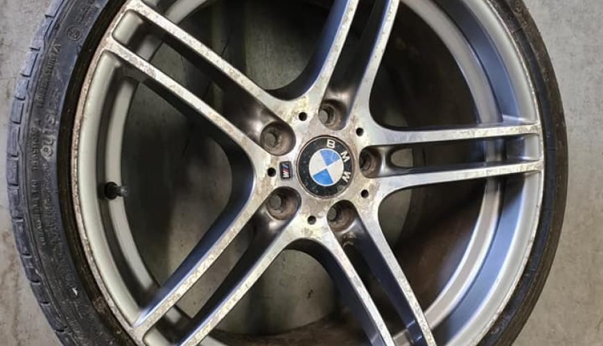 1-18-3cw1bv0xmjy8p0w0z25jii.jpg 19" GENUINE BMW MOTORSPORT STYLE 313 ALLOY WHEEL / TYRE - Image 1
