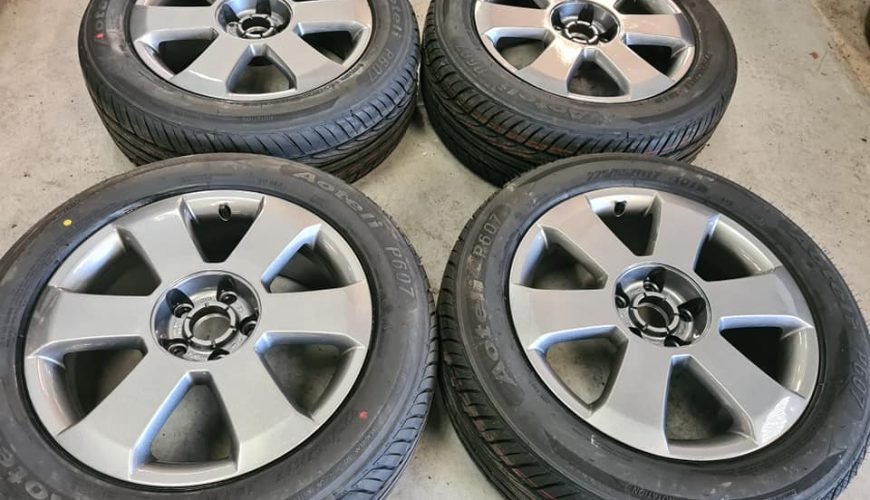 1-18-3grl50zbht9p476zfv2kne.jpg 17" VOLKSWAGEN T4 ALLOY WHEELS / NEW TYRES - Image 1