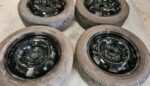 17" VOLKSWAGEN T5 FAN BLADE WHEELS / TYRES - Image 3