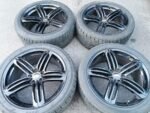 20" AUDI SEGMENT STYLE ALLOY WHEELS / TYRES - VOLKSWAGEN T5 / T6 FITMENT