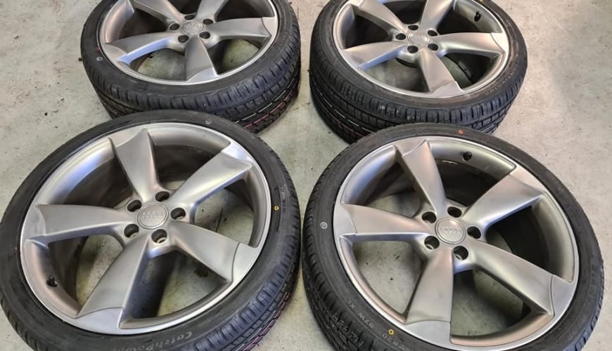 1-5-3c604zmkol5xdq4xexi1ai.jpg 20" GENUINE AUDI ROTOR ALLOY WHEELS / NEW TYRES - Image 1