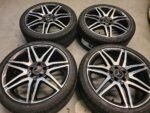 19" GENUINE MERCEDES AMG E CLASS ALLOY WHEELS / NEW TYRES - Image 3