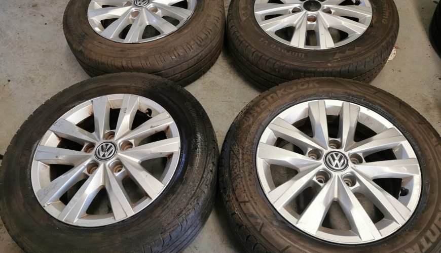 1-7-3gym14kke5x0kz12dewgzu.jpg 16" VOLKSWAGEN T5 CLAYTON ALLOY WHEELS / TYRES - Image 1