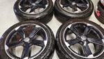 18" VOLKSWAGEN T5 ROTOR STYLE ALLOY WHEELS / TYRES