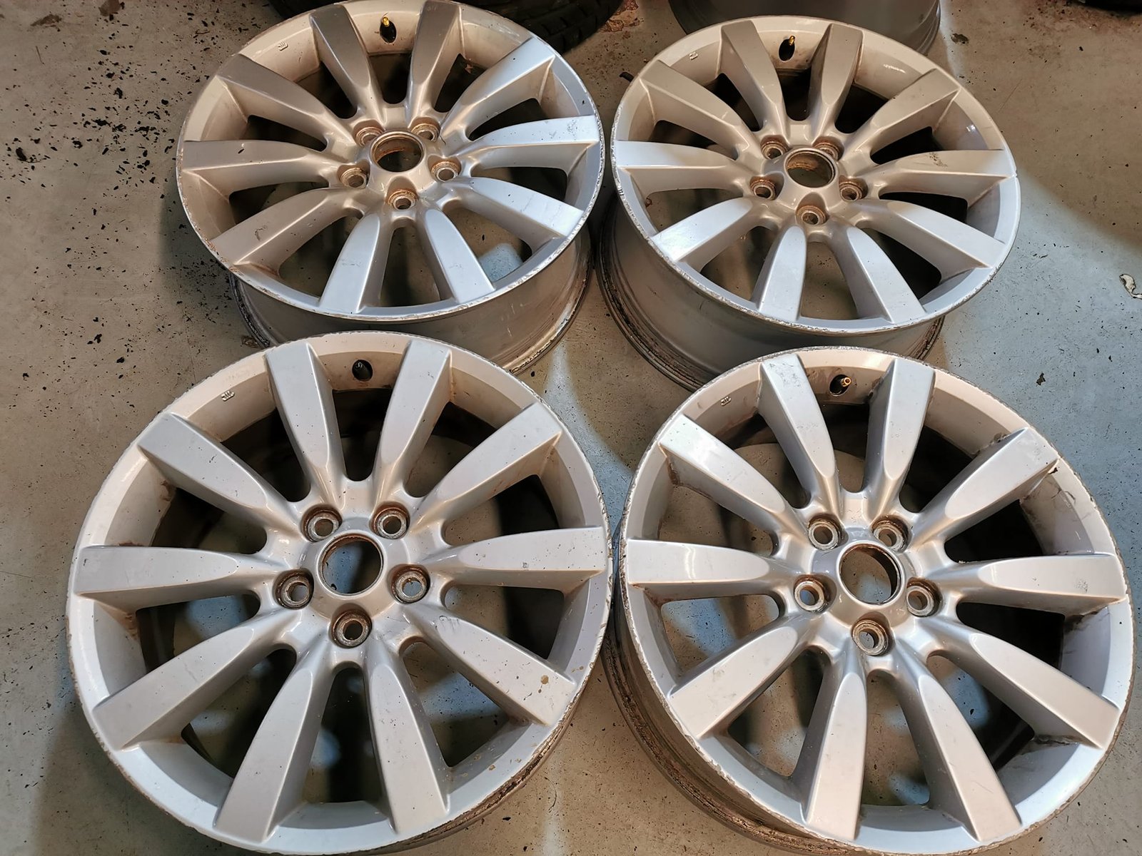 1.jpg 18" Mitsubishi Lancer Ralliart Wheels x 4 - Image 1