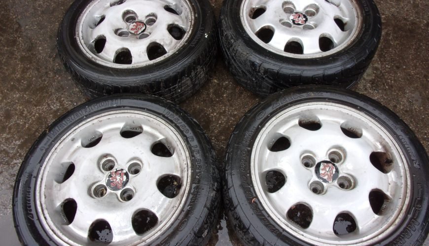 108_0094-38cwdmbzx1pq4jy7dhyney.jpg 15" PEUGEOT 205 GTI ALLOY WHEELS / TYRES - Image 1