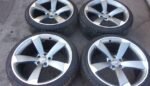 20" AUDI TTRS STYLE ALLOY WHEELS / TYRES