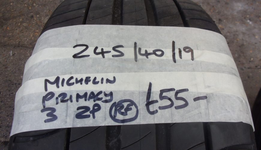 108_1142-39g93f6z10jr2si6v9y1ai.jpg 245 / 40 / 19 MICHELIN PRIMACY 3 RUNFLAT TYRE - Image 1