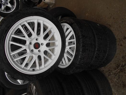 14581497_1058583344262383_3639390567914838923_n.jpg 18" MOTORSPORT ALLOY WHEELS / TYRES 5 X 110 FITMENT - Image 1