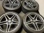 19" GENUINE MERCEDES AMG C63S ALLOY WHEELS / TYRES - Image 4