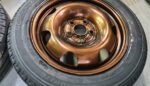 17" VOLKSWAGEN T5 GP FAN BLADE STEEL WHEELS / NEW TYRES - Image 2