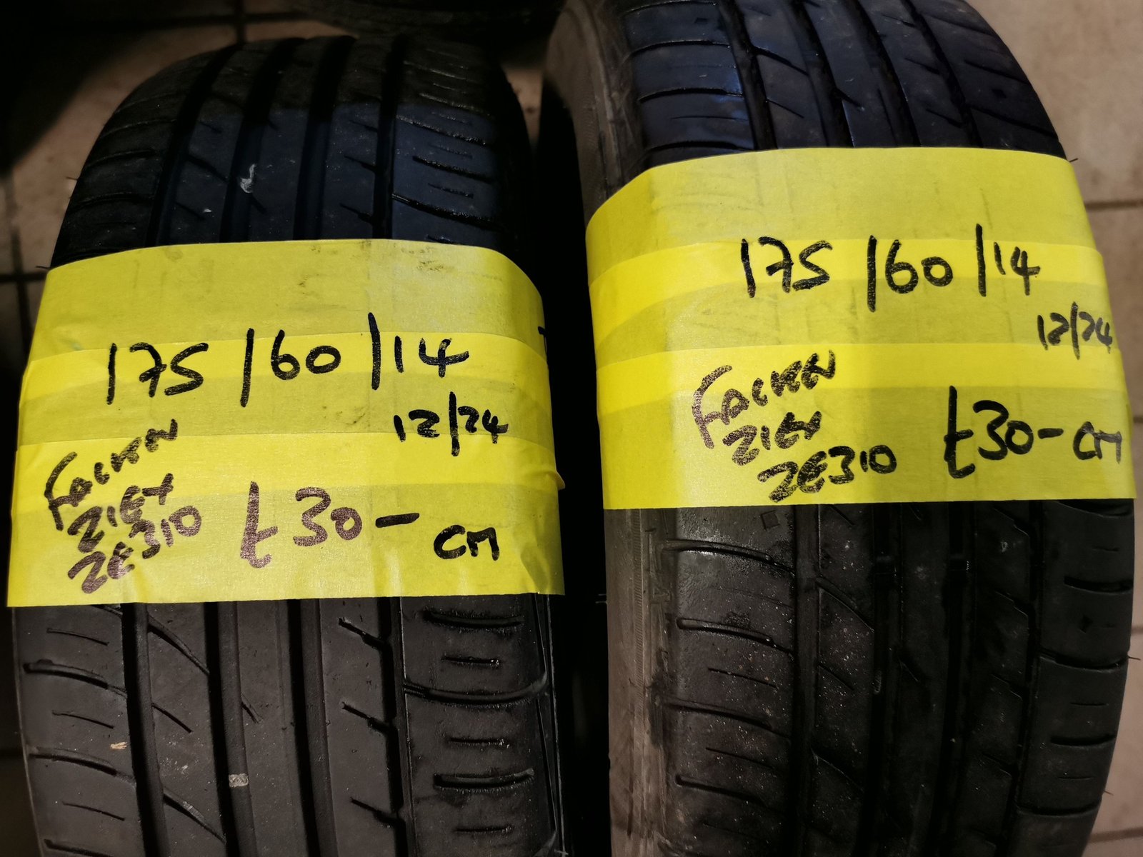 175-60-14-FALKEN-ZIEX.jpg 175 / 60 / 4 FALKEN ZIEX ZE 310 TYRES - TWO AVAILABLE - Image 1
