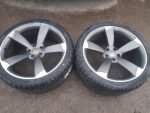 20" AUDI ROTOR STYLE ALLOY WHEELS / NEW TYRES - Image 4