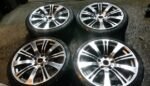 19" BMW RIVA MVR POLISHED ALLOY WHEELS / TYRES - Image 2