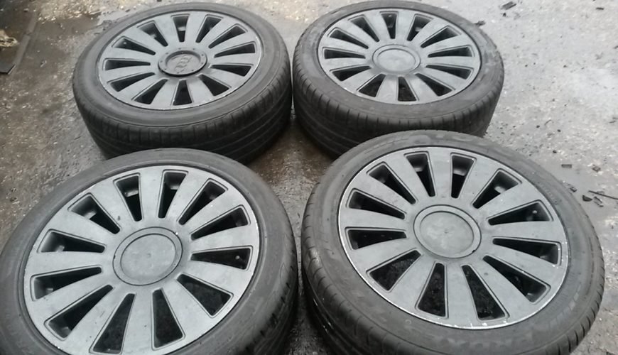 20180127_155433-35hmeiobfrz0l6n55h2ccq.jpg 18" RS8 STYLE ALLOY WHEELS / TYRES – VOLKSWAGEN T4 - Image 1