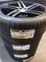 20" NEW RIVIERA TWIST ALLOY WHEELS  - VOLKSWAGEN T5 - DIAMOND CUT / BLACK FINISH - Image 7