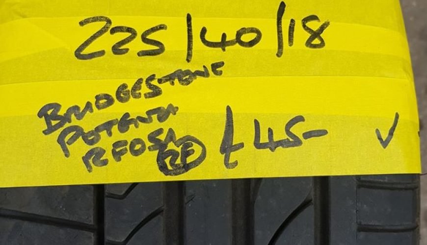 225-40-18-BRIDGESTONE-RF-3avvfjacuy9m0ptijfx7nu.jpg 225 / 40 / 18 BRIDGESTONE POTENZA RE05A TYRE - Image 1