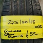 225 / 40 / 18 Continental Sport Contact Tyre