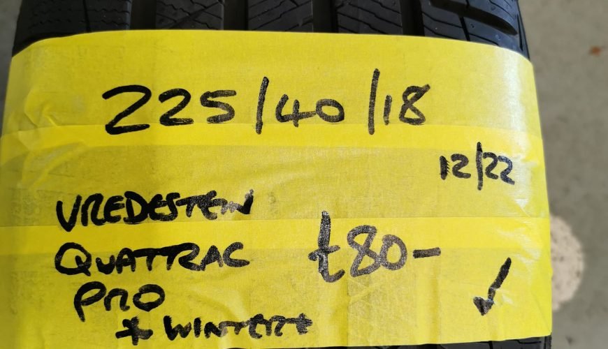 225-40-18-vredestein-quatrac-3gyugfhrbod2koldy9064q.jpg 225 / 40 / 18 VREDESTIEN QUATRAC PRO WINTER TYRE - Image 1