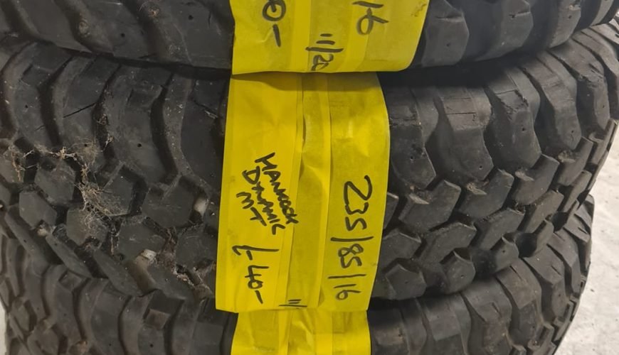 235-85-16-hankook-mt-3c68dp743er9lsoeefd4p6.jpg 235 / 85 / 16 HANKOOK MT TYRES - Image 1