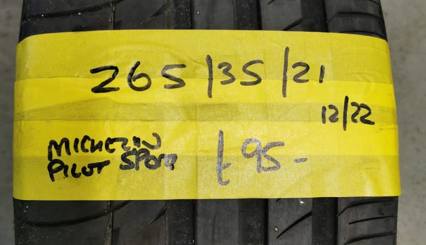 265-35-21-MICEHLIN-PILOT-SPORT-3gzs20968ur2oz28wyrqbu.jpg 265 / 35 / 21 MICHELIN PILOT SPORT TYRE - Image 1