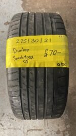 275 / 30 / 21  DUNLOP SPORT MAXX GT TYRE - FITTING AVAILABLE