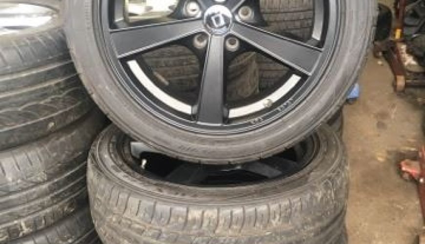 29020059_10155714287833052_222529674_n-35rup2z3h8c5a69qa1j9je.jpg 17" DIEWE TRINA ALLOY WHEELS / TYRES – VOLKSWAGEN / AUDI - Image 1