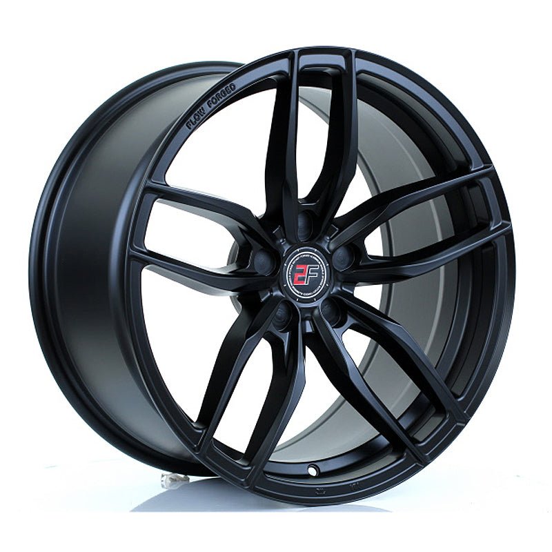 2FORGE_ZF3_MATT_BLACK_1995_ANGLE_9696ac8e-1dda-4a8d-9fb3-0dbc8de42df9.jpg 2FORGE ZF3 19x9.5 ET15-50 5x115 MATT BLACK - Image 1