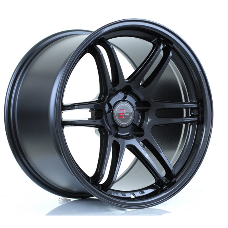 2FORGE_ZF5_GLOSS_GUNMETAL_1811_5STUD_ANGLE_5819075b-6f9d-4cf1-bec0-8dc627cc7797.jpg 2FORGE ZF5 18x11 ET15-50 5x105 GLOSS GUNMETAL - Image 1