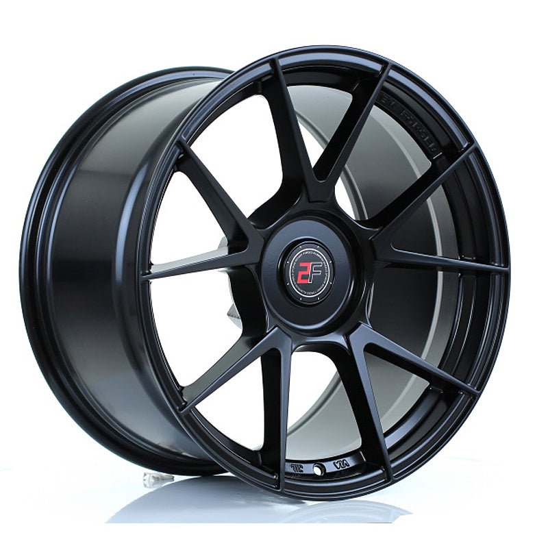 2FORGE_ZF6_MATT_BLACK_1810_ANGLE_ab3f6be2-d9cc-461f-b862-5e9c109dd9fc.jpg 2FORGE ZF6 18x10 ET6-50 5x112 MATT BLACK - Image 1