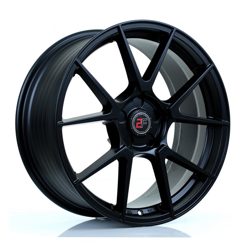 2FORGE_ZF6_MATT_BLACK_1985_ANGLE_b83a6c44-23ab-4173-9f71-0539891a316e.jpg 2FORGE ZF6 19x8.5 ET15-45 5x120 MATT BLACK - Image 1