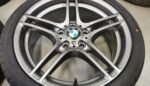 18" GENUINE BMW MOTORSPORT STYLE 313 ALLOY WHEELS / NEW TYRES