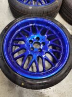 17" BBS Style Alloy Wheels / New Tyres – Candy Blue - Image 2