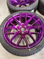 20" Bmw CSL Style Alloy Wheels / New Tyres – Candy Purple - Image 3
