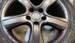 18" GENUINE VOLKSWAGEN T5 / T6 DAKAR ALLOY WHEELS / NEW TYRES - Image 3