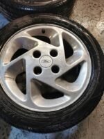 15" Genuine Ford RS Turbo Alloy Wheels / New Tyres - Image 2