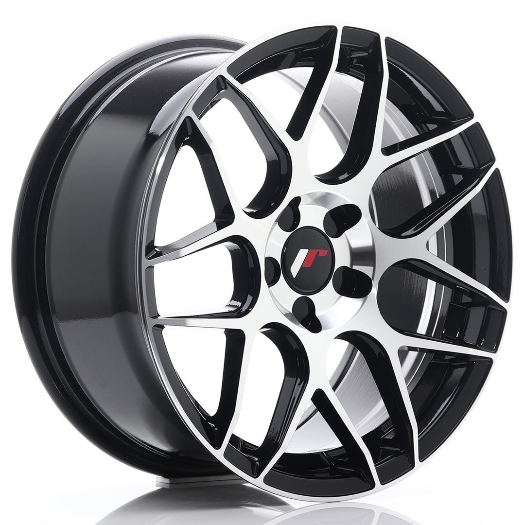 33772_0_22817.jpg JR Wheels JR18 17x8 ET35 5H Blank Black Machined - Image 1