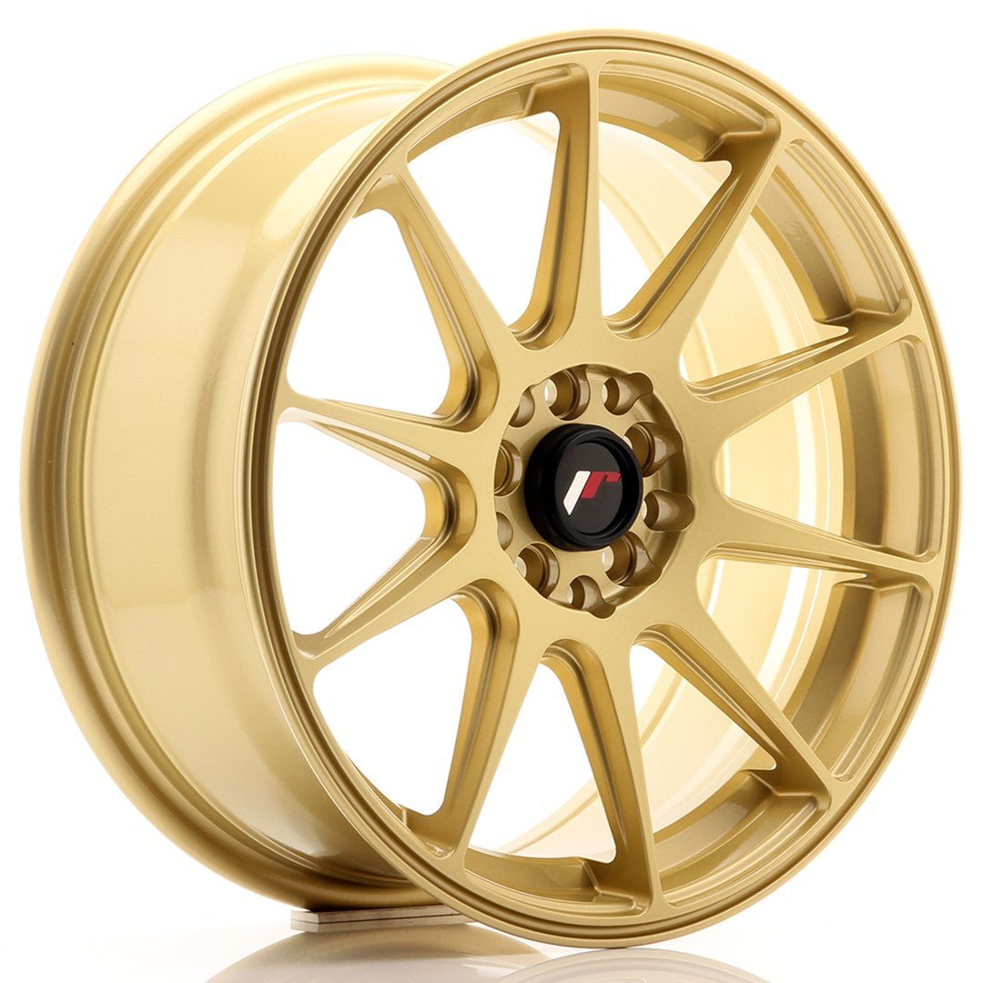 34003_0_24363.jpg JR Wheels JR11 17x7.25 ET35 5x100/114.3 Gold - Image 1