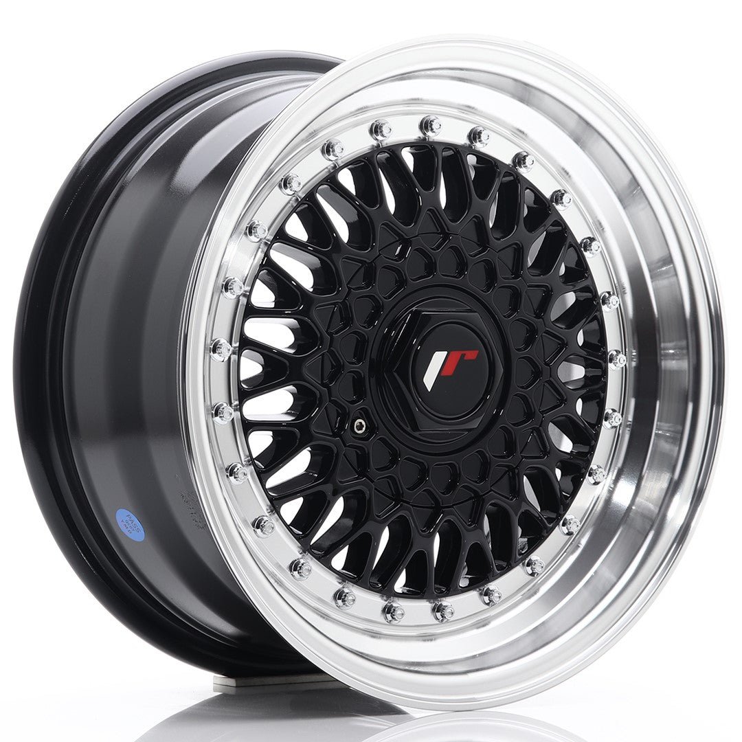 34904_0_24530.jpg JR Wheels JR9 15x7 ET20 4x100/108 Gloss Black w/Machined Lip - Image 1