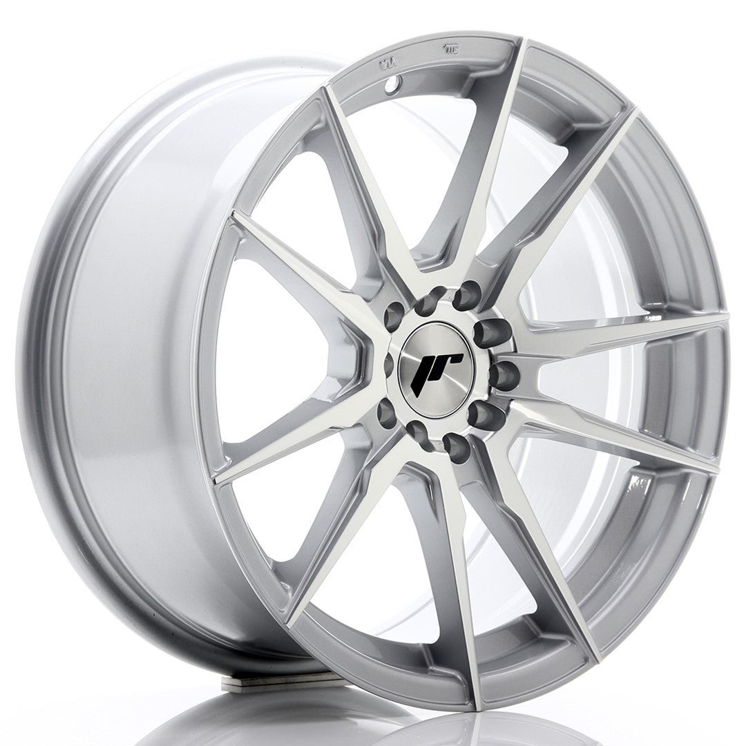35444_0_22913.jpg JR Wheels JR21 17x8 ET35 5x108/112 Silver Machined - Image 1