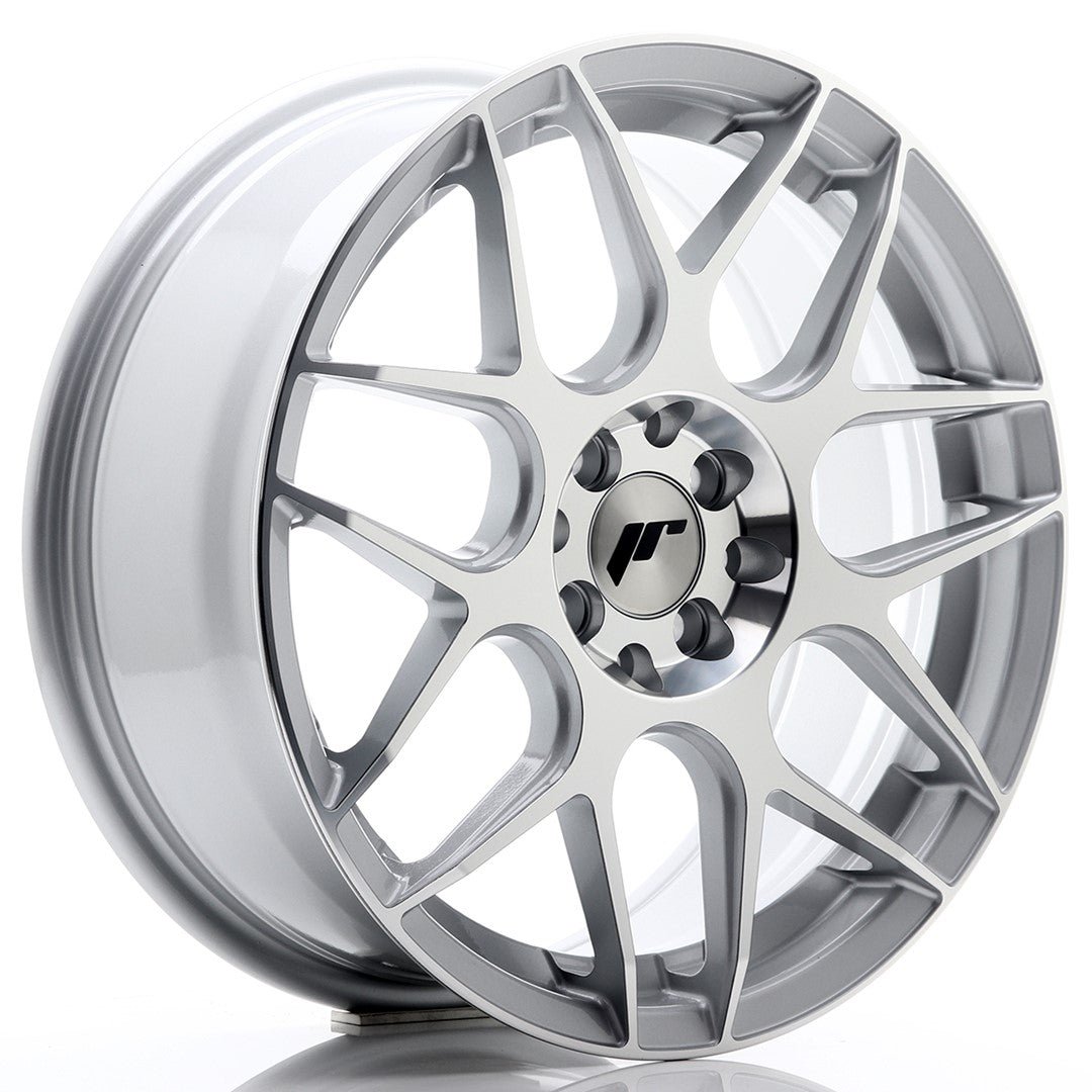 35585_0_22671.jpg JR Wheels JR18 17x7 ET40 4x100/114 Silver Machined - Image 1