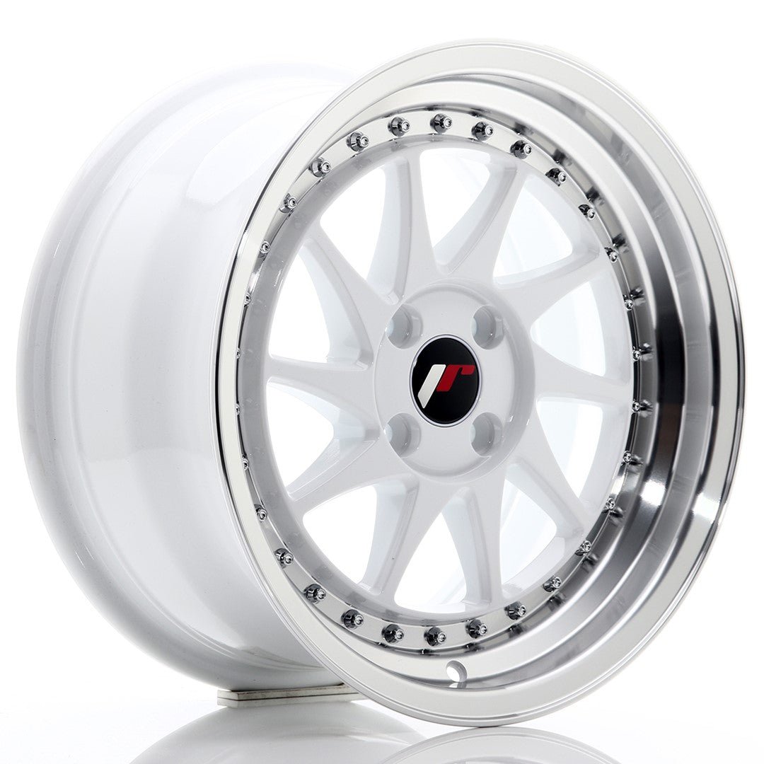 35911_0_22881.jpg JR Wheels JR26 16x8 ET30 4x100 White w/Machined Lip - Image 1